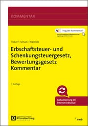 Cover von Erbschaftsteuer- und Schenkungsteuergesetz, Bewertungsgesetz Kommentar