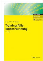 Cover von Trainingsfälle Kostenrechnung