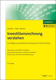 Cover von Investitionsrechnung verstehen