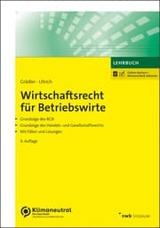 Cover von Wirtschaftsrecht für Betriebswirte