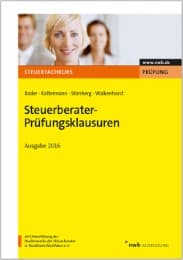 Cover von Steuerberater-Prüfungsklausuren - Ausgabe 2016