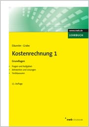 Cover von Kostenrechnung 1 - Grundlagen
