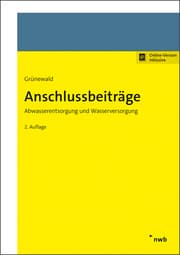 Cover von Anschlussbeiträge