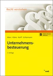 Cover von Unternehmensbesteuerung