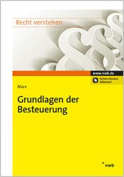 Cover von Grundlagen der Besteuerung