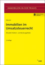 Cover von Immobilien im Umsatzsteuerrecht