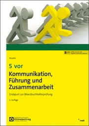 Cover von 5 vor Kommunikation, Führung und Zusammenarbeit