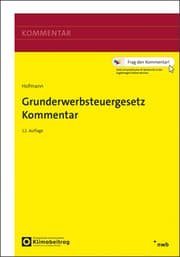 Cover von Grunderwerbsteuergesetz Kommentar
