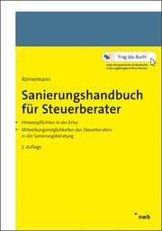 Cover von Sanierungshandbuch für Steuerberater