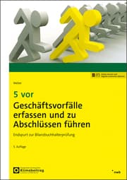 Cover von 5 vor Geschäftsvorfälle erfassen und zu Abschlüssen führen