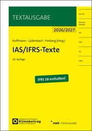 Cover von IAS/IFRS-Texte 2026/2027