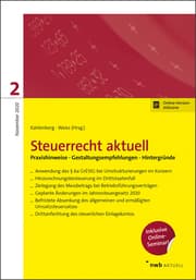 Cover von Steuerrecht aktuell 2/2020