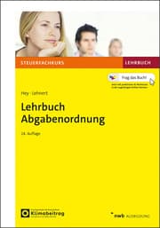 Cover von Lehrbuch Abgabenordnung