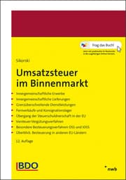Cover von Umsatzsteuer im Binnenmarkt