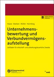 Cover von Unternehmensbewertung und Verbundvermögensaufstellung