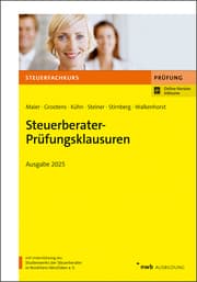 Cover von Steuerberater-Prüfungsklausuren