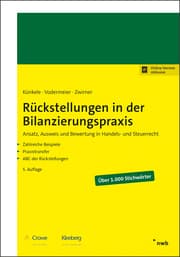 Cover von Rückstellungen in der Bilanzierungspraxis