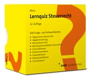 Cover von Lernquiz Steuerrecht