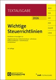 Cover von Wichtige Steuerrichtlinien