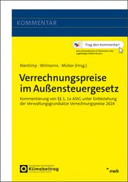 Cover von Verrechnungspreise im Außensteuergesetz