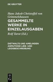 Cover von Dietwalts und Amelinden anmuthige Lieb- und Leidsbeschreibung