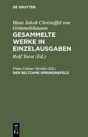 Cover von Der seltzame Springinsfeld