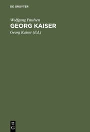 Cover von Georg Kaiser