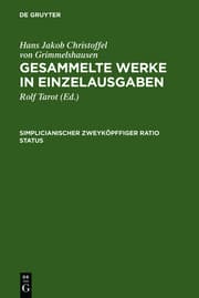 Cover von Simplicianischer Zweyköpffiger Ratio Status