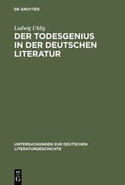 Cover von Der Todesgenius in der deutschen Literatur