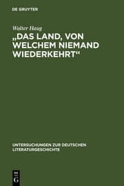 Cover von 'Das Land, von welchem niemand wiederkehrt'