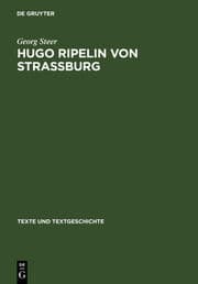 Cover von Hugo Ripelin von Straßburg