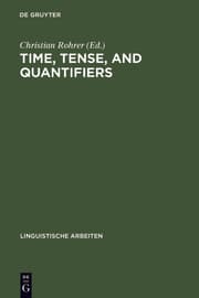 Cover von Time, Tense, and Quantifiers