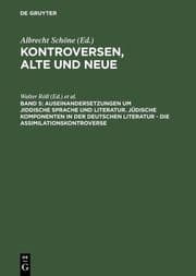 Cover von Auseinandersetzungen um jiddische Sprache und Literatur
