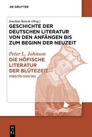 Cover von Die höfische Literatur der Blütezeit