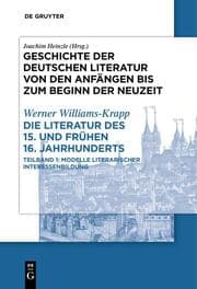 Cover von Die Literatur des 15. und frühen 16. Jahrhunderts