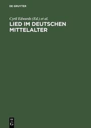 Cover von Lied im deutschen Mittelalter