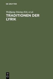 Cover von Traditionen der Lyrik