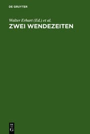 Cover von Zwei Wendezeiten