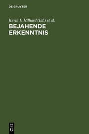 Cover von Bejahende Erkenntnis