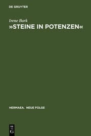 Cover von 'Steine in Potenzen'