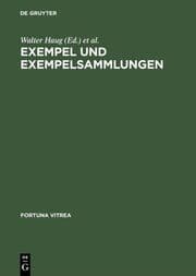 Cover von Exempel und Exempelsammlungen