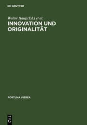 Cover von Innovation und Originalität