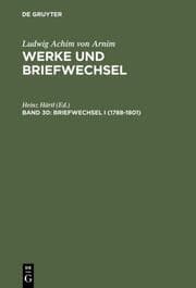 Cover von Briefwechsel I (1788-1801)