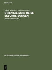 Cover von Orientalische Reise-Beschreibungen