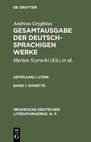 Cover von Sonette