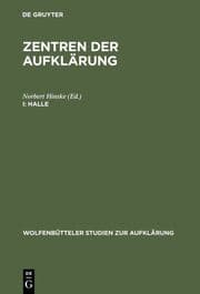 Cover von Zentren der Aufklärung / Halle