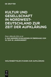 Cover von Das niedere Schulwesen im Übergang vom 18.zum 19.Jahrhundert