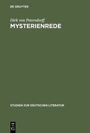 Cover von Mysterienrede