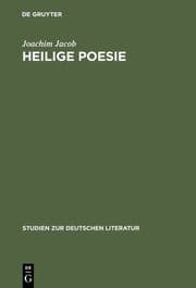 Cover von Heilige Poesie