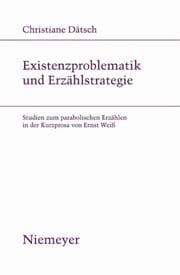 Cover von Existenzproblematik und Erzählstrategie